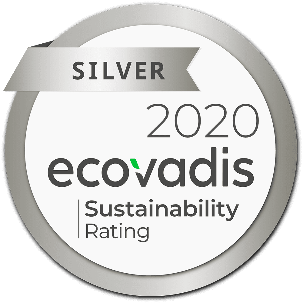 EcoVadis Silver 2020 Sustainability Rating